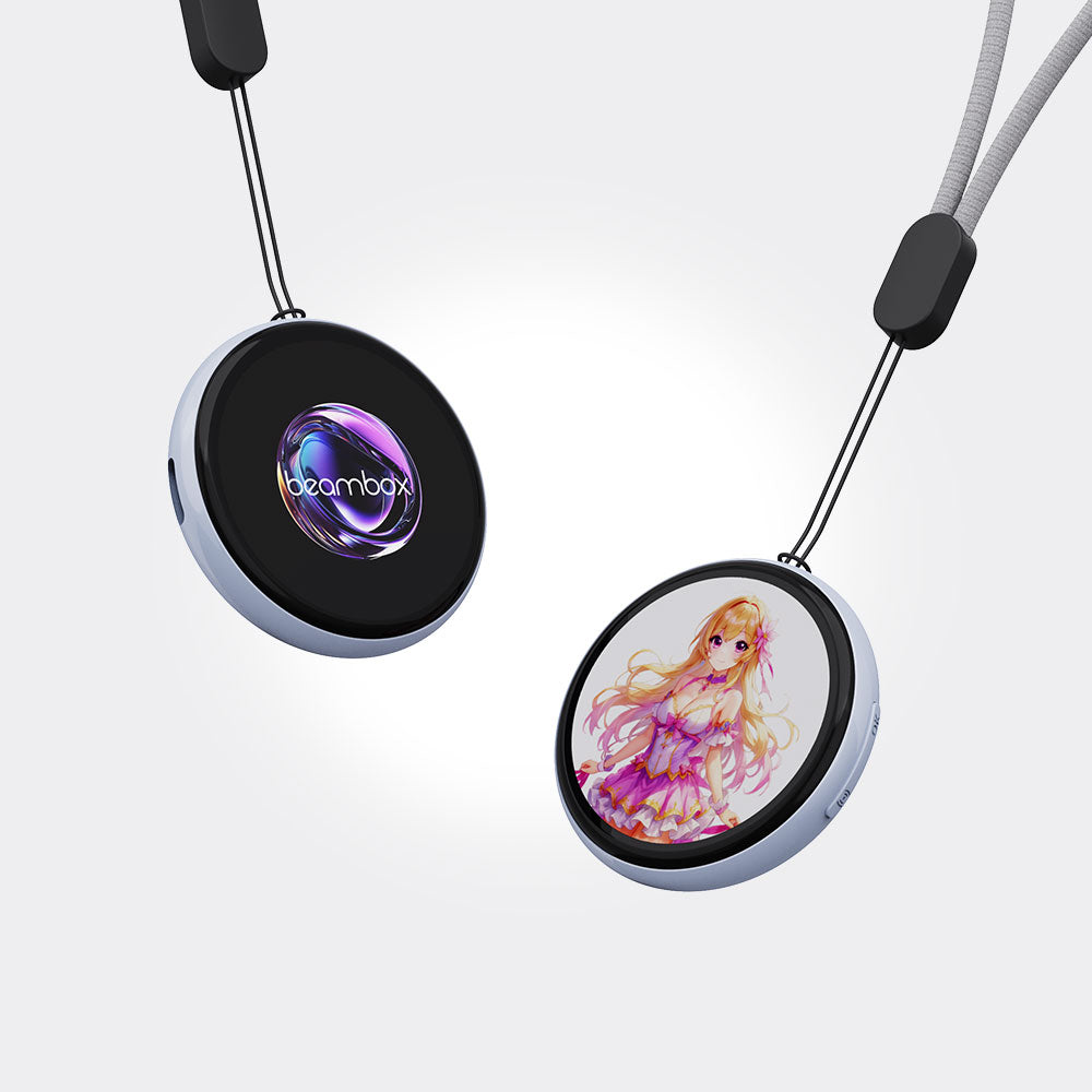 Niji E-Badge | Anime GIF Wearable Display Pin – beambox