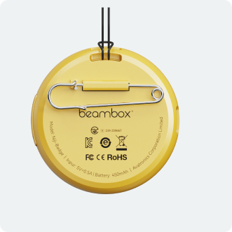 Beambox Niji E-Badge Yellow product image 3 20260805 default media