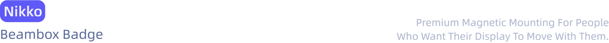 Nikko E-Badge