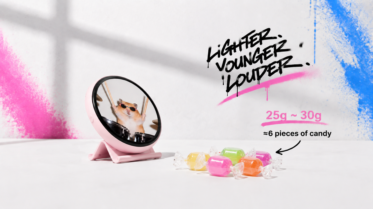 Beambox Niji lightweight wearable display badge